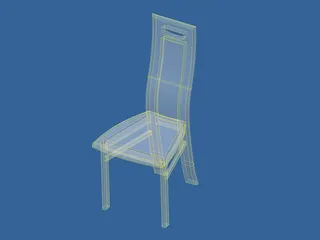 Chair Modern for Dining Room 3D Model