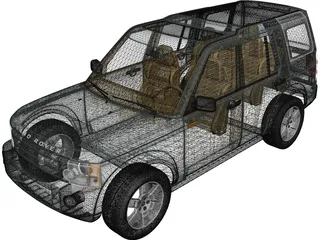 Land Rover Discovery 3 3D Model