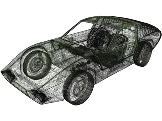 Porsche 911 HLS (1967) 3D Model