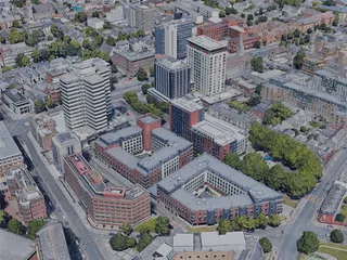 Cardiff City, UK (2022) 3D Model