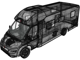 Burstner Ixeo IT 734 G (2016) 3D Model