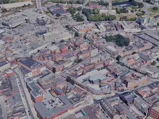Doncaster City, UK (2023) 3D Model