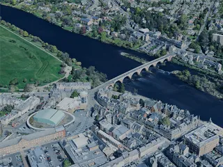 Perth City, UK (2024) 3D Model