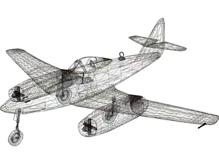 Messerschmidt Me-262-A1 3D Model