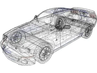 Ford Mustang Shelby GT 3D Model