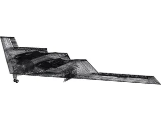 B-2 Bomber 3D Model