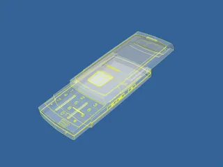 Samsung E900 Phone 3D Model