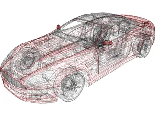 Aston Martin Vanquish Cabrio 3D Model