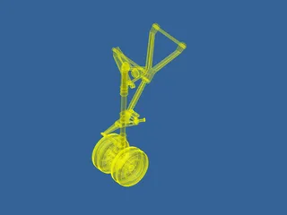 Landing Gear Nose 3D Model