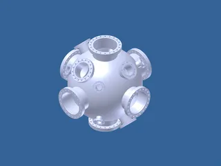 Vacuum Chamber 3D Model