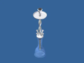 Shisha for 4 Tubes 3D Model