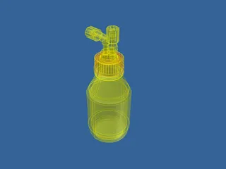 GL45 Media Bottle 3D Model