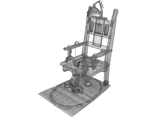 Electric Chair 3D Model