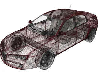 Alfa Romeo 159 3D Model