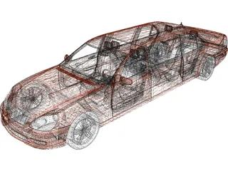 Mercedes-Benz S-class Limousine 3D Model