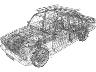 VAZ 2105 Lada 3D Model