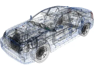 Cadillac CTS 3D Model