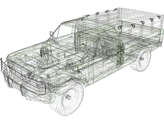 Ford F-100 (1980) 3D Model