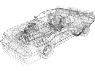 Ford Falcon XB Coupe [Charged] 3D Model