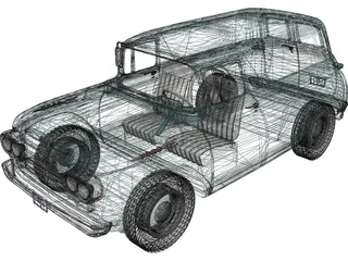 Ford Panel (1960) 3D Model