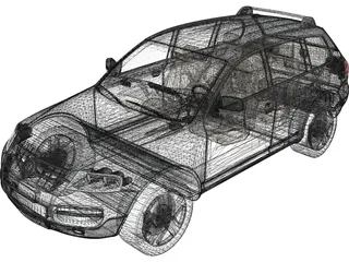 Volkswagen Touareg 3D Model