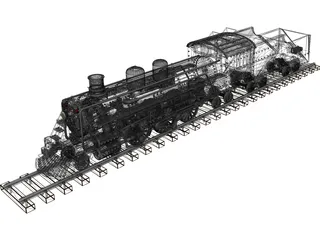 Steamlocomotive 3D Model
