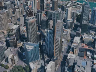 Auckland City, New Zealand (2024) 3D Model