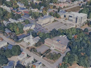 Augusta City, ME, USA (2024) 3D Model