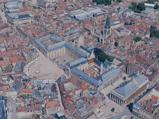 Dijon City, France (2023) 3D Model