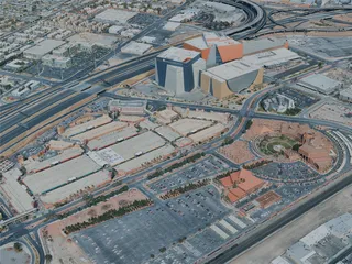 Las Vegas City, Downtown, USA (2024) 3D Model