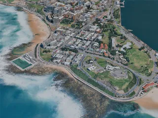 Newcastle City, Australia (2024) 3D Model