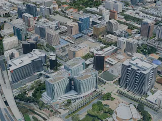 San Jose City, CA, USA (2024) 3D Model