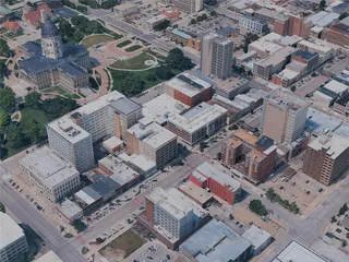 Topeka City, KS, USA (2024) 3D Model