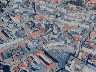 Augsburg City, Germany (2025) 3D Model