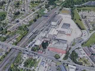 Dundalk City, Ireland (2023) 3D Model