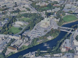 Galway City, Ireland (2024) 3D Model