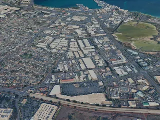 Kahului City, HI, USA (2025) 3D Model