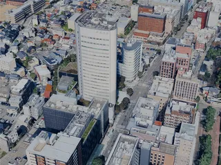 Kanazawa City, Japan (2024) 3D Model