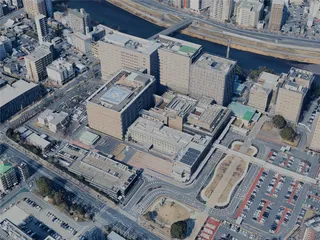 Kumamoto City, Japan (2025) 3D Model