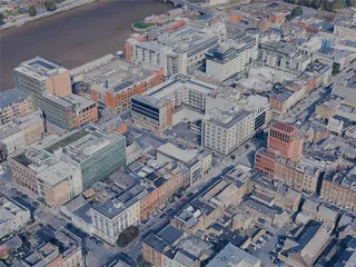 Limerick City, Ireland (2024) 3D Model