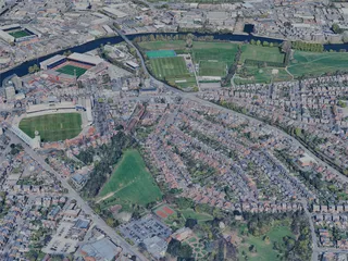 Nottingham City, UK (2025) 3D Model
