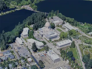 Olympia City, WA, USA (2024) 3D Model