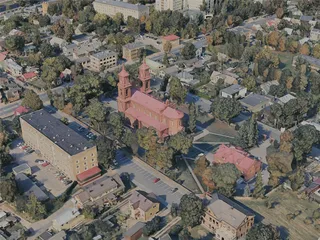 Panevezys City, Lithuania (2023) 3D Model