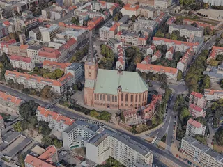 Szczecin City, Poland (2023) 3D Model