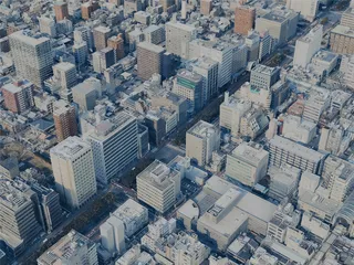 Takamatsu City, Japan (2025) 3D Model