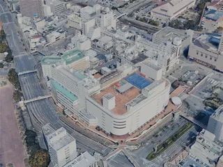 Tokushima City, Japan (2025) 3D Model