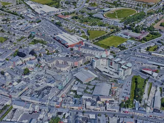 Tralee City, Ireland (2023) 3D Model