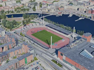 Tampere City, Finland (2023) 3D Model