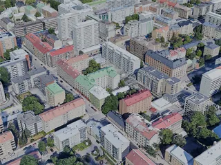 Turku City, Finland (2023) 3D Model