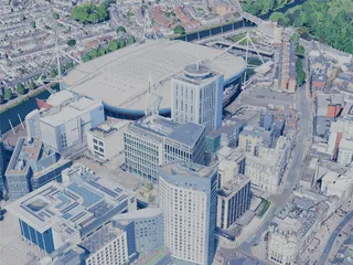 Cardiff City, UK (2025) 3D Model